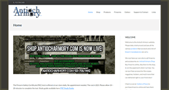 Desktop Screenshot of antiocharmory.com